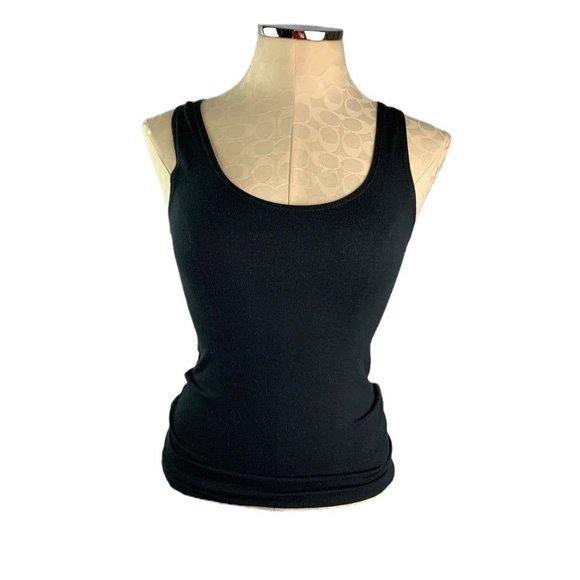 Medium Frenchi Women's Fitted Tank Lattice Detail Made in USA - Picture 2 of 6